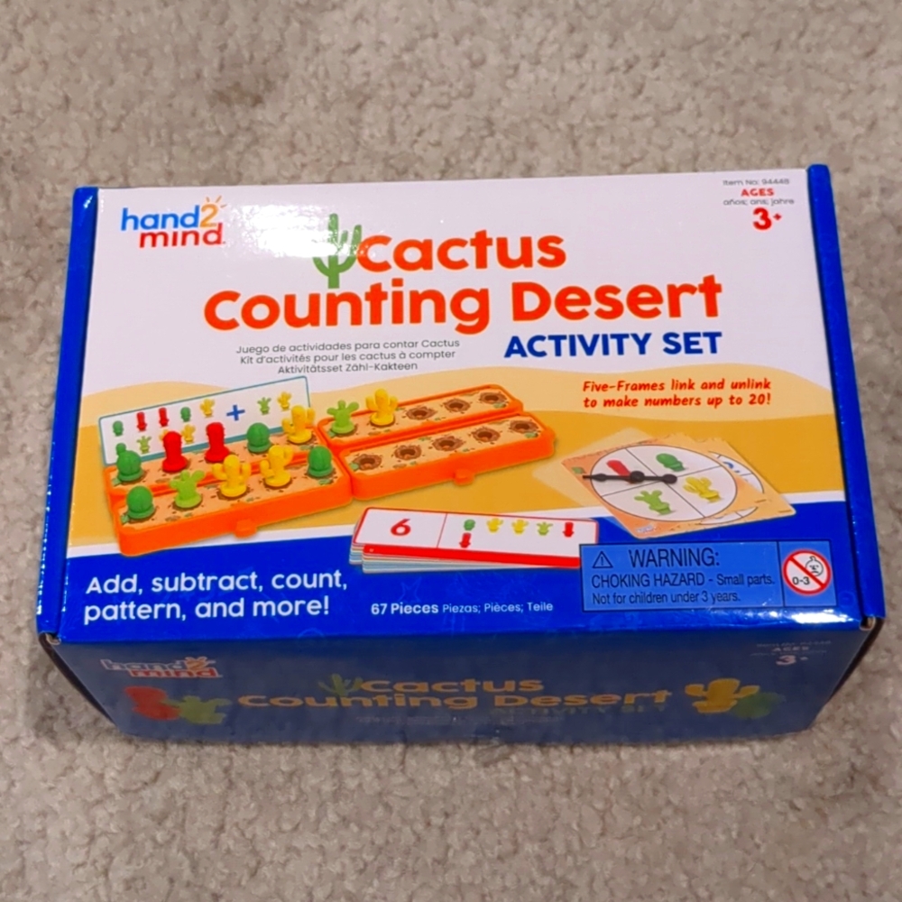 Hand2mind Cactus Counting Desert